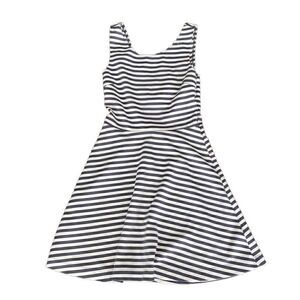American Eagle Dress Striped Grey White 4 NWT AEO AE